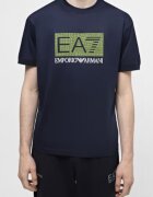 EA7 Tricou din bumbac cu imprimeu logo -