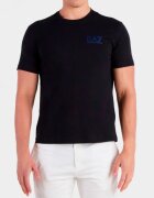 EA7 Tricou din bumbac cu logo pe piept -