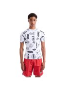 EA7 Tricou pentru Barbati - m tee ss lycra - 7M000547-AF13158-F0043 - Alb - Alb