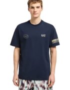 EA7 Tricou pentru Lifestyle - M TEE SS GOLD - 7M000302-AF12874-UB102 - Albastru - Albastru