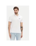 EA7 Tricou polo barbati Emporio Armani - 8NPF16 PJVUZ - Bumbac - Alb - Alb