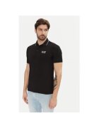 EA7 Tricou polo barbati Emporio Armani - 8NPF16 PJVUZ - Bumbac - Negru - Negru