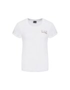EA7 Tricou slim-fit din amestec de modal - Alb