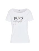 EA7 Tricou W Handwritten Tee Crossover - 3RTT30-TJDLZ-1100 - Femei - Alb - Alb