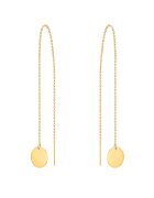 Eastside Cercei drop placati cu aur de 14K - Auriu - Auriu