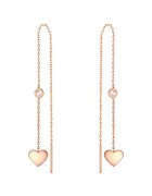 Eastside Cercei drop placati cu aur de 18K - Auriu rose