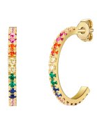 Eastside Cercei placati cu aur de 14K - din otel inoxidabil - Auriu