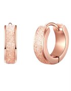 Eastside Cercei placati cu aur de 14K - din otel inoxidabil - Auriu rose