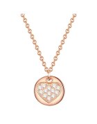 Eastside Colier placat cu aur de 14K - cu pandantiv - Auriu rose