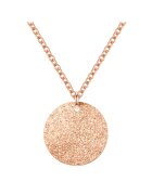 Eastside Colier placat cu aur de 14K si cu detaliu stralucitor - Auriu rose
