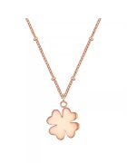Eastside Colier placat cu aur de 18K - cu pandantiv trifoi - Auriu rose
