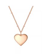 Eastside Colier placat cu aur de 18K si cu pandantiv inima - Auriu rose