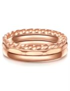 Eastside Set de inele placate cu aur de Auriudwqf - Auriu rose