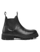 ECCO Botine cu glezna joasa pentru barbati 21470401001 - Piele naturala - 43 EU - Negru