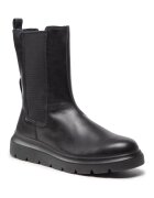 ECCO Botine dama 21622301001 - Piele naturala - Negru - Negru