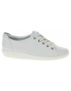 ECCO Dámské polobotky Soft 2.0 20650301007 white - Alb