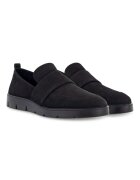 ECCO Mocasini dama - Piele nabuc - Negru - Negru