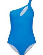 EDOS Costum de baie intreg cu decolteu pe un umar si model uni - Albastru royal