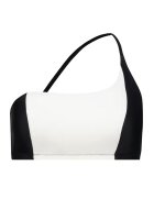 EDOS Sutien de baie cu model uni - Alb fildes/Negru