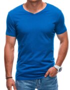 EDOTI Tricou din bumbac cu decolteu in V