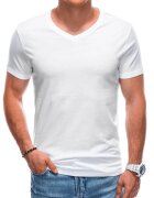 EDOTI Tricou din bumbac cu decolteu in V