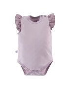 EEVI Body cu maneca scurta si volan - - Botanic - Mov - pentru fetite - Mov
