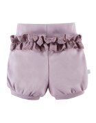 EEVI Pantaloni scurti bufanti cu volane in talie Botanic - Mov -