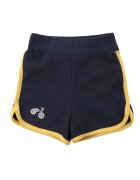EEVI Pantaloni scurti sport - - Bike - Bleumarin cu dunga Galbena - pentru baieti - Bleumarin - Bleumarin
