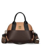 EGO Geanta dama piele naturala ES0266SA 110024JZ - Maro/Bej