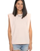 Electra Store Tricou piersica - Roz prafuit