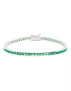 ElectraStore Bratara Tennis ARGINT 925 Rodiat Cu Cristale Zirconia - 19 CM