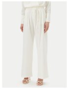 Eleh Pantaloni eleganti pentru dama palazzo - alb