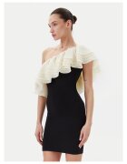 Eleh Rochie de cocktail - negru - ecru - fabrica de calitate