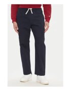 Element Pantaloni pentru barbati - bumbac/elastan - bleumarin -