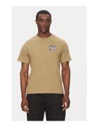 Element Tricou barbati - kaki - 100% bumbac