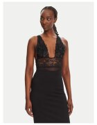 Elisabetta Franchi Body dama negru - cu decolteu