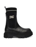 Elisabetta Franchi Cizme fete piele naturala - negru -