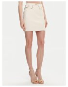 Elisabetta Franchi Fusta mini dama - ecru