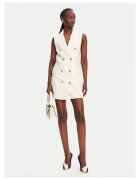 Elisabetta Franchi Rochie Camasa - alb