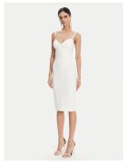 Elisabetta Franchi Rochie de cocktail alb
