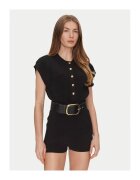 Elisabetta Franchi Salopeta scurta pentru dama neagra