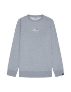 ELLESSE Bluza de trening cu decolteu rotund si imprimeu text - Gri deschis
