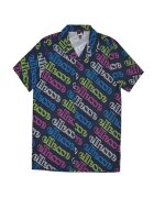 ELLESSE Camasa barbati - Bumbac - maneca scurta - M - albastru