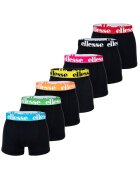 ELLESSE Set de boxeri cu banda logo in talie - 7 perechi - Verde/Negru/Fucsia