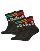 ELLESSE Set de sosete lungi unisex - 6 perechi - Negru/Multicolor