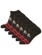 ELLESSE Set de sosete unisex pana la glezna - 6 perechi - Negru