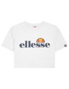 ELLESSE Tricou crop cu imprimeu logo Alberta - Alb