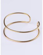 Emily Westwood Bratara rigida placata cu aur de 18K - Auriu