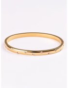 Emily Westwood Bratara rotunda placata cu aur de 18K decorata cu cristale - Auriu