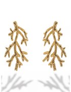 Emily Westwood Cercei drop placati cu aur de 18K